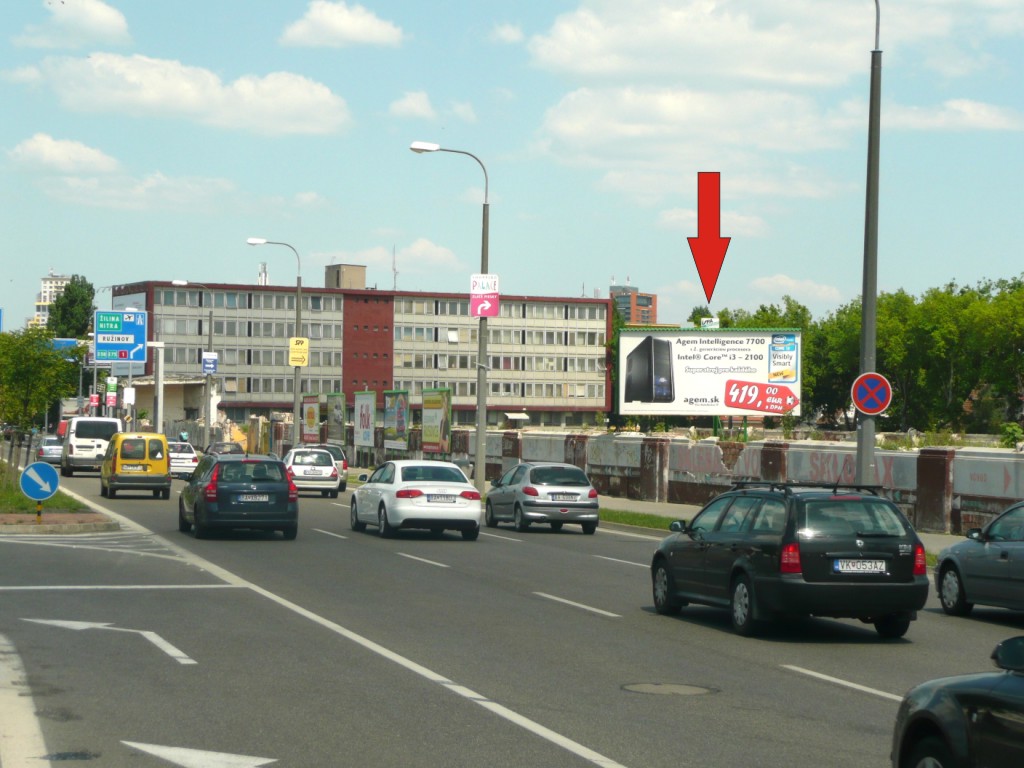 1511293 Billboard, Bratislava (Košická - sm. Prievozská)