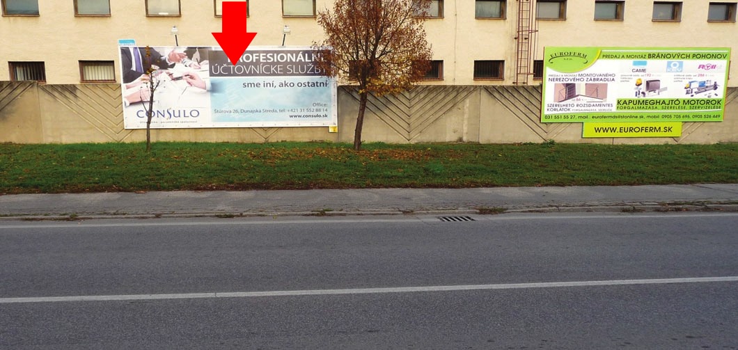 201142 Billboard, Dunajská Streda (Múzejná)