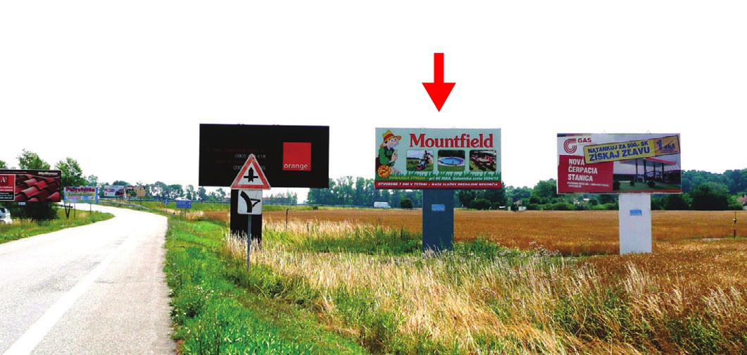 201071 Billboard, Dunajská Streda (hlavný ťah Bratislava - Komárno, I/63)