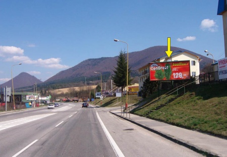 491019 Billboard, Považská Bystrica (Žilinská, E50, medzinárodná komunikácia)