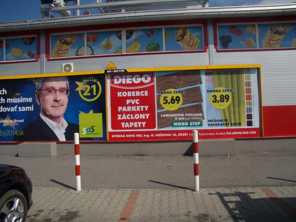 631053 Billboard, Spišská Nová Ves (parkovisko pri OC Madaras )