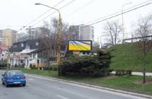 Card image cap281411 Billboard, Košice-Dargovských hrdinov (tr.arm.gen.Svobodu/ČS Lukoil,V)