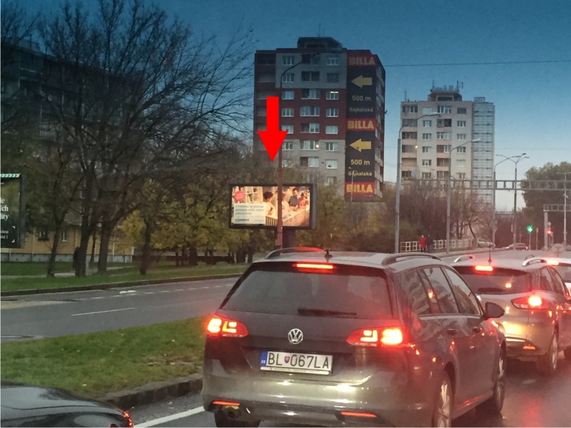 1511995 Billboard, Bratislava (Prievozská/Bajkalská - sm. z centra)