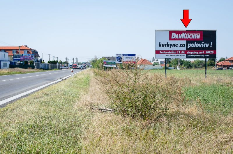 581114 Billboard, Veľký Biel (Bratislavská cesta, cesta 1. triedy , BA - Senec)